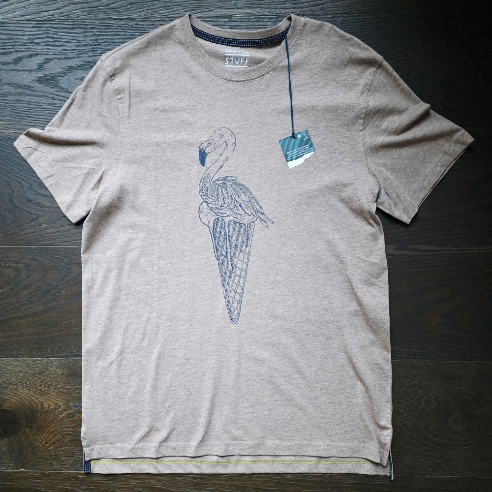 Women's flamingo ice cream tee bought in the UK. Size M